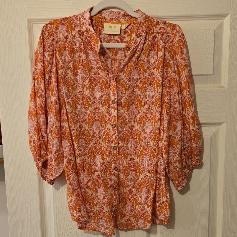 Maeve Button Down Top Size 4
